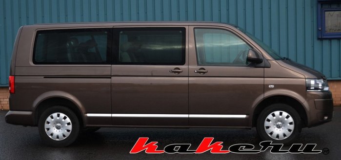 VW T5 MULTIVAN CARAVELLE 福斯 德國原裝進口 長軸版 不鏽鋼 下車身飾條片 全車份