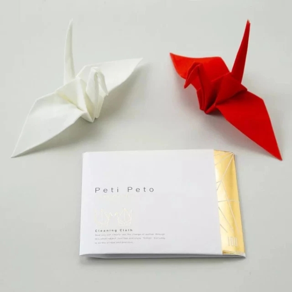 *100percent 【Peti Peto魔術拍拍布】紅白鶴