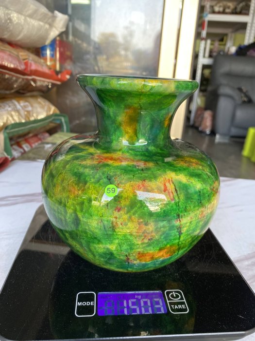 ERR花蓮七彩玉花瓶綠59 | Yahoo拍賣