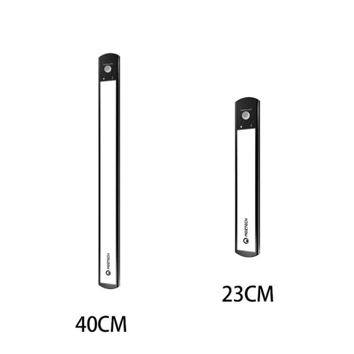 【MOZTECH】LED 無線人體感應燈-23cm 感應燈 櫥櫃燈 樓梯燈 壁燈 磁吸燈 小夜燈 充電燈 【JC科技】