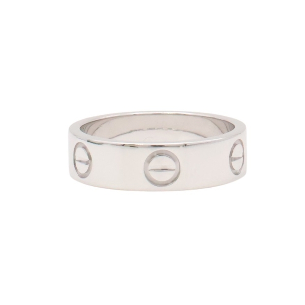 Cartier 卡地亞 Love 戒指 18K白金 54 二手精品 【二手名牌BRAND OFF】