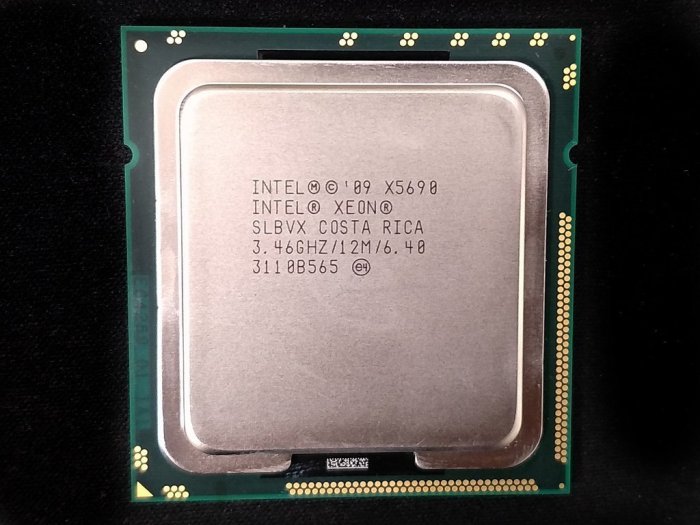 【批發價】Intel Xeon X5690 3.4G SLBVX 1366 6核12線 130W 正式CPU 一年保