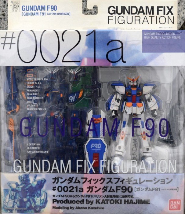 全新FIX #0021a GFF 鋼彈Gundam F90 F91 | Yahoo拍賣