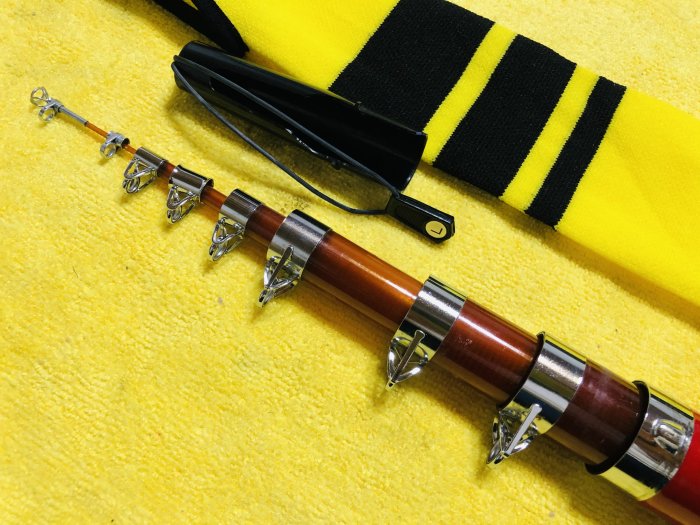 日本製DAIWA PEARL CRYSTAL G8 54H 十八尺玻璃纖維磯釣竿海釣竿免運費