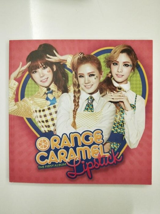 ORANGE CARAMEL : Lipstick 台湾豪華盤 絕版橙子焦糖Orange Caramel LIPSTICK (CD+DVD)台灣獨家企劃豪華