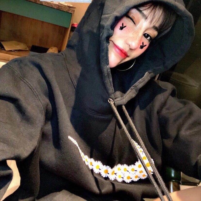 paranoise swoosh hoodie