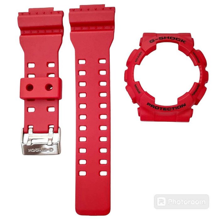 【錶帶耗材】卡西歐 GA-110FC-1A /GA-100B-4A 霧紅色 原廠錶帶/錶殼 GA-100/GA-110