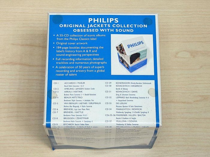 駱克二手古典CD】PHILIPS ORIGINAL JACKETS COLLECTION 55CD