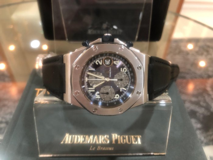AUDEMARS PIGUET 愛彼錶 AP ROYAL OAK OFFSHORE 皇家離岸 藍灰面