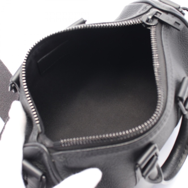LOUIS VUITTON LV 路易威登 Keepall XS 兩用包 黑色 Aerogram牛皮 M80950 【二手名牌BRAND ...