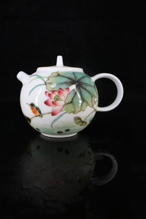 雍正粉彩花鳥紋壺壺寬12厘米高9厘米編號6600k58366549080禦窯、 青花