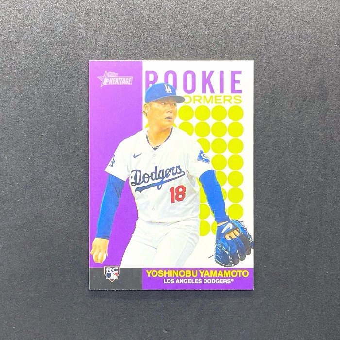 RC)山本由伸Yoshinobu Yamamoto Topps Heritage Rookie Performers
