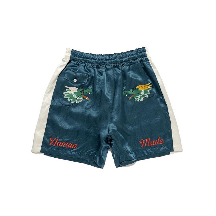 日貨代購CITY】2024SS HUMAN MADE YOKOSUKA SHORTS 龍刺繡拳擊褲短褲