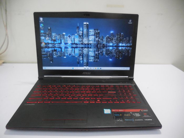 MSI GL63 8RC 電競 i7-8750HQ 8G/512G SSD+500G HD GTX1050 4G 背光鍵盤