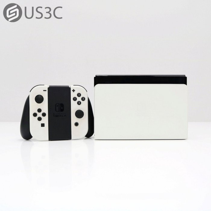 【US3C-小南門店】公司貨 任天堂 Nintendo Switch OLED HEG-001 白 7吋螢幕 觸控螢幕 遊戲主機 掌上遊戲機 二手電玩主機