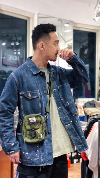 希望商店】 WTAPS RAILWAY JK 15AW 鐵道潑漆單寧外套| Yahoo拍賣