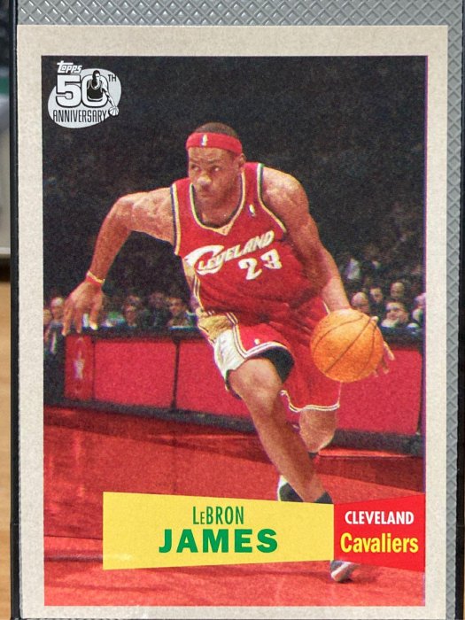 Lebron james topps 騎士隊突破帥卡