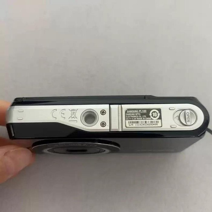 三星PL100 雙面屏可自拍復古ccd相機數碼相機前後雙屏美顏自拍720p高清
