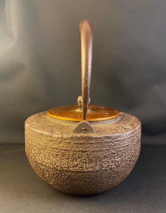 小確幸}}} 昭和28年松下電器創業紀念獨樂型日本老鐵壺/日本老鐵瓶