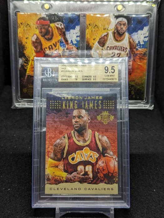 歷史得分王 2016-17 Court kings AKA Lebron James BGS9.5 箱特卡 King James