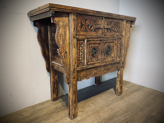 ㊣大匠之風㊣古董老件**老件山西榆木櫃.玄關櫃.展示櫃.＊另有實木原木