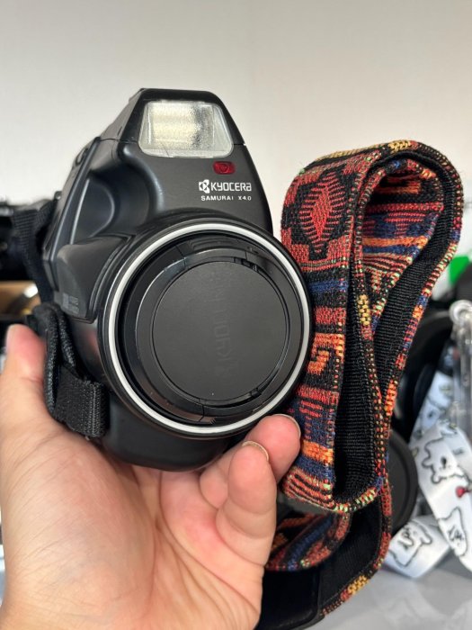 美品贈電池|雅西卡Yashica京瓷武士Kyocera Samurai X4.0，全自動膠片