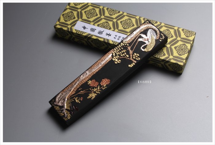 禾洛書屋】老胡開文墨廠甯靜草堂藏煙墨條〈2兩/62g〉淨煙墨錠/徽墨