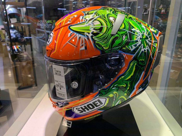 瀧澤部品日本SHOEI X-14 頂級Power Rush TC-8 全罩安全帽X-Spirit 透氣