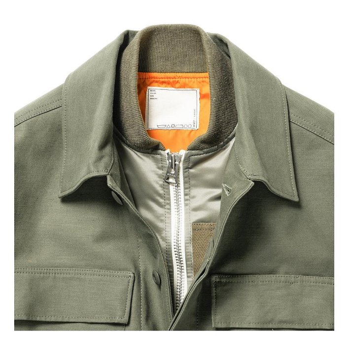 WTAPS Cotton Back Satin Jacket 02 / JACKET / COTTON. BACK SATIN 