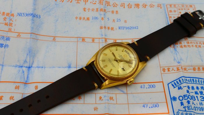 【美好時光】一級逸品分享交流ROLEX勞力士罕見型號1807寬版面針超美品 （ 1803 18038 18238參考)