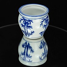 青花 竹子  陶瓷 小水缸