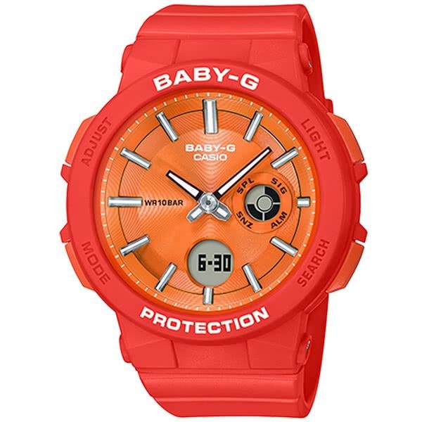 CASIO 卡西歐 BABY-G 夏日風情雙顯錶(BGA-255-4A)