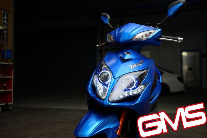 GAMMAS-HID 台中廠 KYMCO光陽 RACING KING 雷霆王180 魚眼GMS6代 LED光圈 天使眼