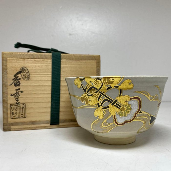 宮川香雲 神楽茶碗 タウサ 共箱 口径約12cm 東T8-0203☆新 神樂茶碗宮川香雲共箱口徑約12公分| Yahoo拍賣