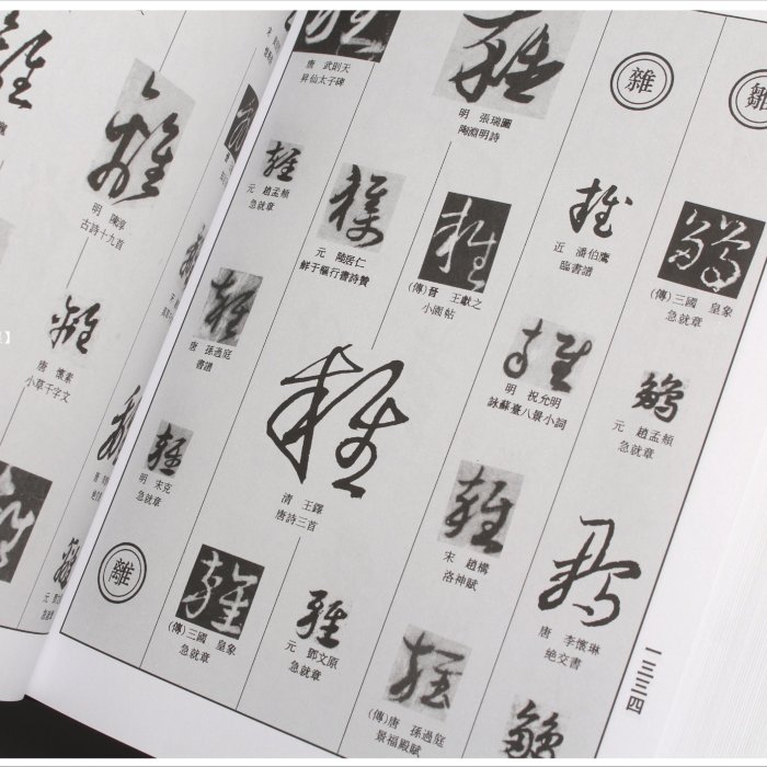 禾洛書屋】中國草書大字典〈上海書畫出版社〉草書字典/書法字典《厚皮