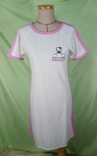 【震撼精品百貨】Hello Kitty 凱蒂貓~休閒洋裝 白