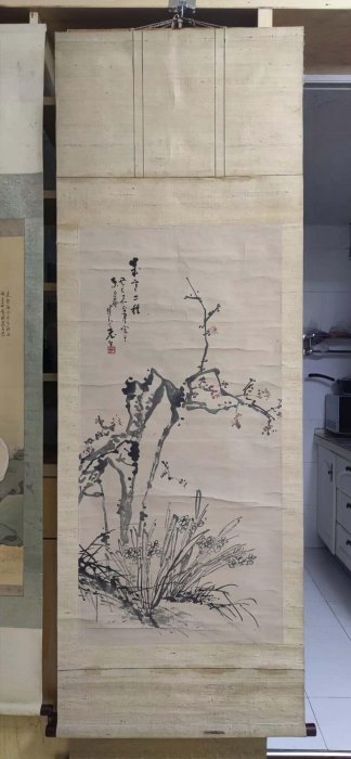 前田暢堂古筆花鳥圖名家推薦畫家1878年作文化14年產自德島嚴選老作品南