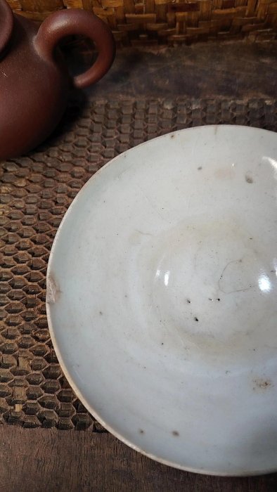 清末素色茶碗嚴選，兼具壺托功能，經典老物推薦收藏傳統老瓷茶具清代