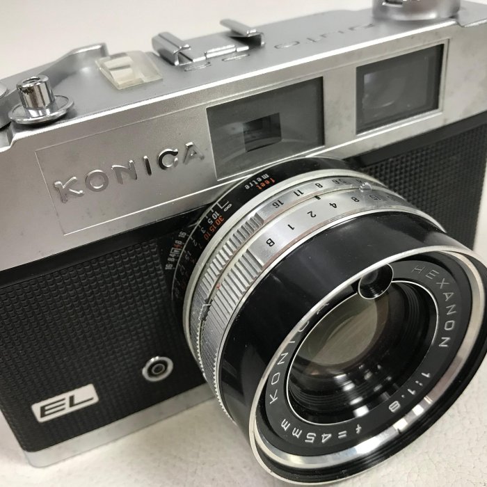 藏舊尋寶屋】老日本KONICA AUTO S1.6 老相機45mm HEXANON 含鏡頭(一元