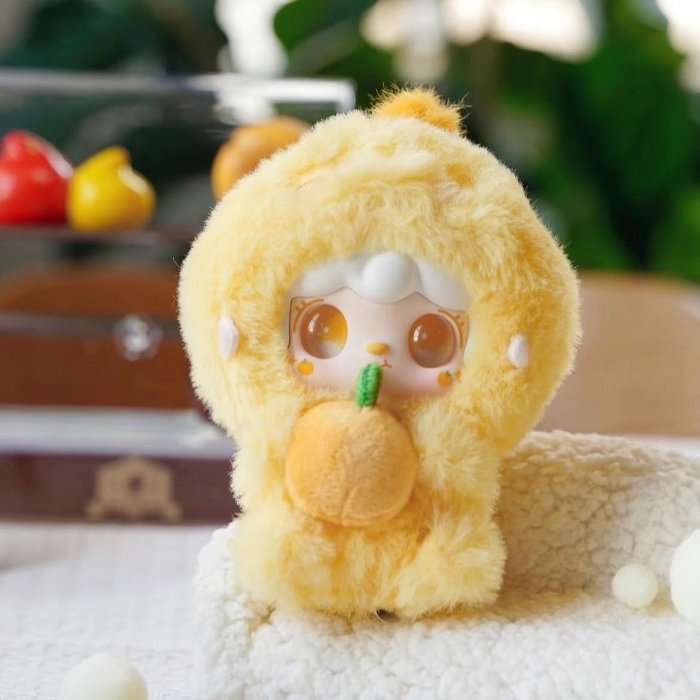 新品氧氧yooki十代抱抱美食店盲盒毛絨包包掛件玩偶女生生日禮物推薦