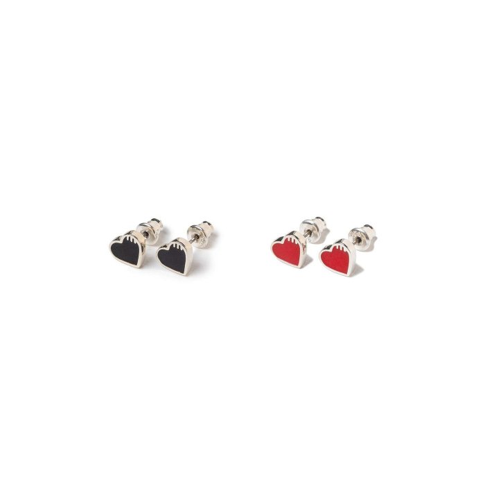 日貨代購CITY】2023AW HUMAN MADE HEART SILVER EARRING 愛心