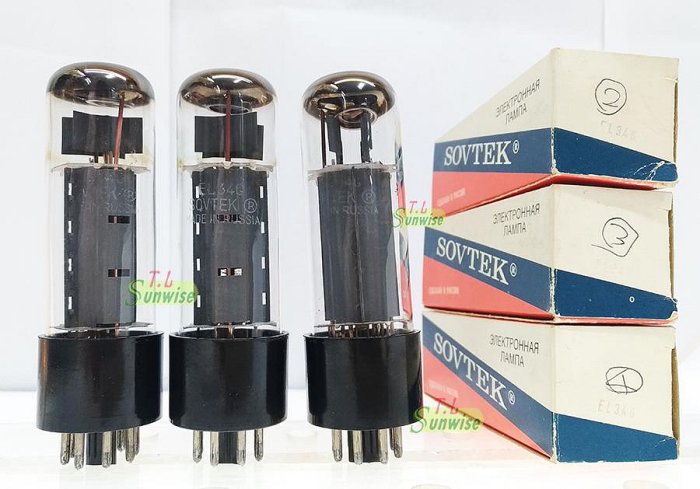 6CA7 ︽NO:3408 俄羅斯SOVTEK EL34G (NIB) 3只真空管( KT77 ; EL34