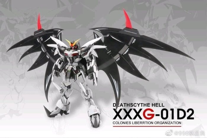 現貨模心MG 1/100 地獄死神魔改卡死XXXG-01D2 Deathscythe 組裝