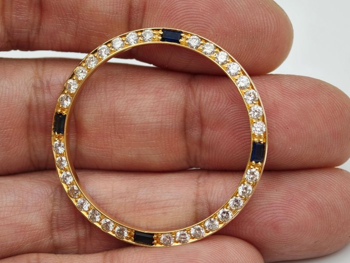 【美好時光】ROLEX勞力士訂製高品質藍寶石＋大顆鑽鑽圈！真金真鑽 1803 18038 18238 118238等都可用