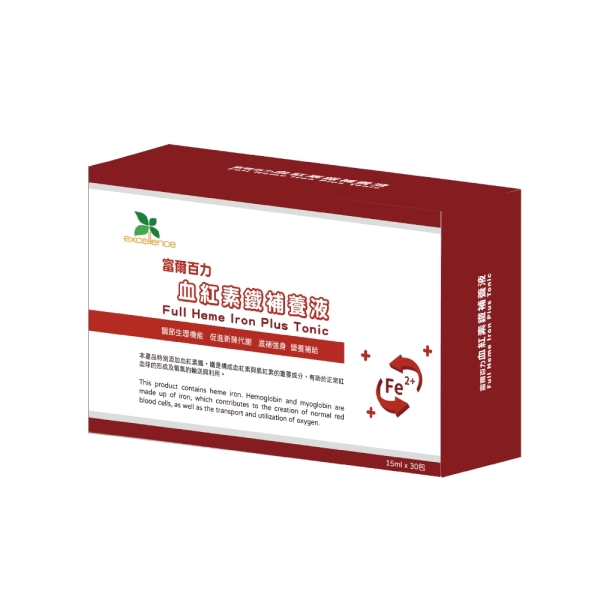 [領券再折] 富爾百力 血紅素鐵補養液 (15ml/30包/盒)｜補精【杏一】