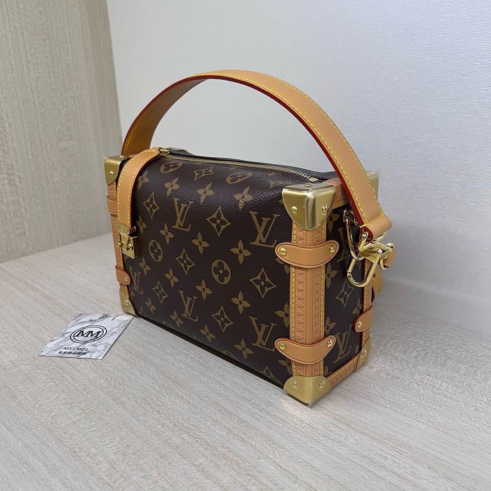 30年老店現貨LOUIS VUITTON Side Trunk 方盒子手提斜背M46358 LV