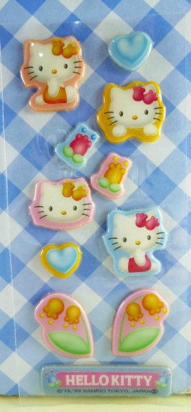 【震撼精品百貨】Hello Kitty 凱蒂貓~KITTY立體貼紙-鈴蘭