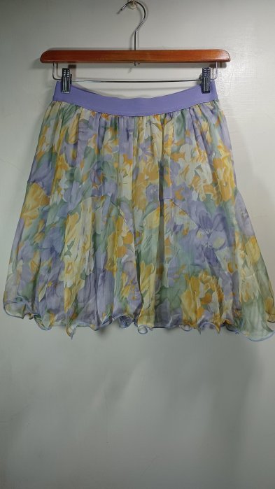 ※蜜彩BABY熊※專櫃MOMA紫色蕾絲澎澎雪紡褲裙