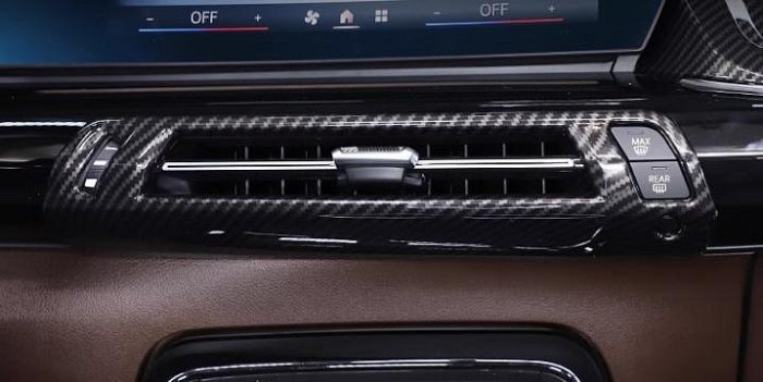 歐力車飾~寶馬 BMW 23-24年 U11 X1 iX1 中間出風口 出風口框 冷氣出風口框 中間出風口框 碳纖維紋