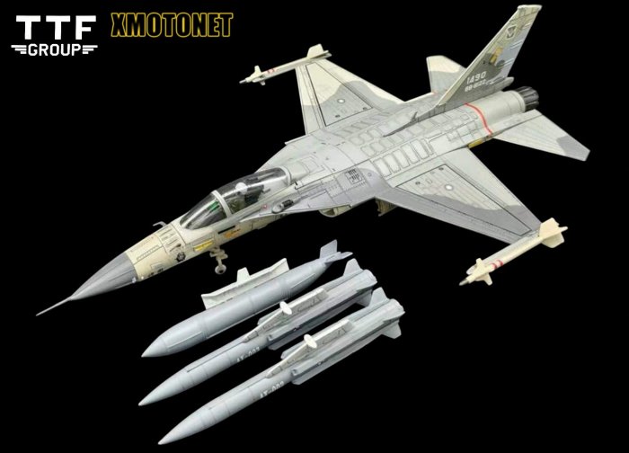 魔玩達人】1/72 TTF 國軍IDF經國號F-CK-1 單座#1490 空射版雄三全合金